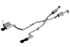 Borla Catback Exhaust System - S-Type - Black Chrome Tips (2014 - 2021 Grand Cherokee) 140835BC