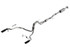 Borla Cat-Back Exhaust System - S-Type - Single Split Rear Exit - Black Tips (2021 - 2026 F150 5.0L) 140866BC