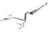 Borla Cat-Back Exhaust System - S-Type - Single Split Rear Exit - Polished Tips (2021 - 2026 F150 5.0L - Reg Cab) 140868