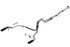 Borla Cat-Back Exhaust System - ATAK - Single Split Rear Exit - Black Tips (2021 - 2026 F150 5.0L - Reg Cab) 140869BC
