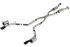 Borla Catback Exhaust System - S-Type - Black Chrome Tips (2021 - 2026 Durango SRT Hellcat) 140885BC