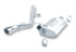 Borla Catback Exhaust System - Touring - Single Square (1991 - 1995 Wrangler) 14364