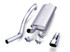 Borla Catback Exhaust System - Touring - Polished Tip (1997 - 1999 Wrangler) 14728