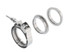 Borla 2.25" Universal Stainless Steel 3pc V-Band Clamp (Male and Female Flanges) 18007