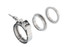 Borla 2.25" Universal Stainless Steel 3pc V-Band Clamp (Male and Female Flanges) 18007
