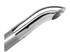 Borla Universal Polished Tip - Single Round Turndown / Turnout (Inlet 2 1/2" / Outlet 2 1/2") 20110