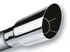 Borla Universal Polished Tip Single - Round Angle-Cut (Inlet 2 1/2" / Outlet 3 1/2") 20120