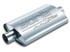Borla Pro-XS Muffler - Universal - Notched Oval (2.25" Center Inlet / 2.25" Center Outlet) 400495