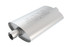 Borla Pro-XS Muffler - Universal - Notched Oval (2.5" Center Inlet / 2.5" Center Outlet) 400496