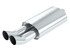 Borla Spitfire Boomer Mufflers -  Oval Long Body (2.25" Center Inlet / Dual 3" Round DTM Style Tips) 40059