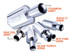 Borla Wailtail Boomer Muffler - Universal - Oval Long Body (2.25" Center Inlet / 5" Round Tip) 40061