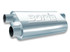 Borla Universal Oval Transverse Flow Muffler - Universal - 3"Offet Inlet / 2.5" Dual Offset Outlet 40474