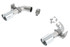 Borla Dual Mode NPP Valves Tip Kit - Polished Tips (2016 - 2024 Camaro SS / 2016 - 2024 Camaro LT1) 60605