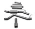 Corsa 3" Touring Catback w/ 4" Single Tip Polished (2020 - 2024 Gladiator JT 3.6L) 21062