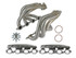 aFe 1-7/8" Twisted Steel Long Tube Header - Brushed Finish (2020 - 2026 Corvette) 48-34148-H