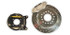 Aerospace Components Rear Pro Street Drilled, Slotted and Zinc Plated Brake Kit With Parking Brake 10/ 12 Bolt "Small GM" Housing Ends