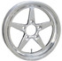 Weld Alumastar 15x3.5 Non-Beadlock Wheel - 5x4.5 BP - 2.25" BS - Polished - 88-15202
