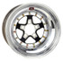 Weld Alumastar 15x8 Non-Beadlock Wheel - 5x4.5 BP - 4 BS - Black Center - 88B-508208