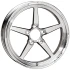 Weld Alumastar 18x6 Non-Beadlock Wheel - 5x4.75 BP - 2.7 BS - Polished (Z06 Camaro) 88P-1806275