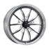 Weld 15x4 S80 Front Wheel Black Center (94-10 Mustang GT) 80MB504A15A