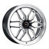 Weld 17x9.5 Laguna 6 Drag Wheel 6x127 BP 35 Offset 6.625 BS Gloss Black (Trail Blazer SS) S15379581P35