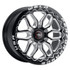 Weld 17x11 Laguna 6 Beadlock Drag Wheel 6x127 BP 36 Offset 7.375 BS Gloss Black - Black Ring (Trail Blazer SS) S90371181P36