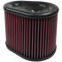 S&B Filters Air Filter For Intake Kits 75-5075-1 Oiled Cotton Cleanable Red KF-1062