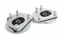 J&M Caster Camber Plates - Independently Adjustable - Black (2015 - 2026 Mustang) 24230B