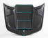Anderson Composites Fiberglass Cowl Hood - Type CP / COPO Style (2010 - 2015 Camaro) AC-HD1011CHCAM-CP-GF