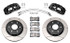 Wilwood Aero6-DM Front Brake Kit Drilled & Slotted Black (2019 - 2025 GM Truck & SUV) 140-16805-D