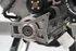 Black ProCharger crank support installed on F150 Coyote engine with Innovators West balancer