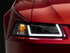 Raxiom 99-04 Ford Mustang Axial Series Headlights w/ LED Bar- Blk Housing (Clear Lens) - 422712 Photo - Close Up