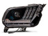 Raxiom 10-12 Ford Mustang LED Projector Headlights SEQL Turn Signals- Blk Housing (Clear Lens) - 426685 Photo - Close Up