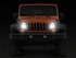 Raxiom07-18 Jeep Wrangler JK LED Halo Projector Headlights- Chrome Housing (Clear Lens) - J121872 Photo - Close Up