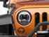 Raxiom 97-18 Jeep Wrangler TJ & JK 6-LED Headlights w/ Partial Halo- Blk Housing (Clear Lens) - J135442 Photo - Primary