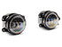 Raxiom 07-18 Jeep Wrangler JK Axial Series 4-In LED Devil Eyes Fog Lights w/ Halo - J142667 Photo - Primary