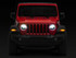 Raxiom 18-23 Jeep Wrangler JL Axial Series 9-In LED Headlights- Blk Housing (Clear Lens) - J164371 Photo - Close Up