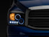 Raxiom 06-08 Dodge RAM 1500 LED Halo Projector Headlights- Blk Housing (Clear Lens) - R110149 Photo - Close Up