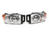 Raxiom 02-05 Dodge RAM 1500 Axial Series OEM Style Rep Headlights- Chrome Housing (Clear Lens) - R118008 Photo - Close Up