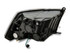 Raxiom 09-18 Dodge RAM 1500 Axial Series Euro Style Headlights w/ Dual Bulb Blk Housing (Clear Lens) - R118016 Photo - Close Up