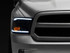 Raxiom 09-18 Dodge RAM 1500/2500/3500 Axial Series Headlights w/ LED Bar- Blk Housing (Clear Lens) - R131481 Photo - Close Up