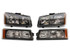 Raxiom 03-06 Chevrolet Silverado 1500 Axial OEM Style Rep Headlights- Chrome Housing (Clear Lens) - S122320 Photo - Close Up