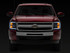 Raxiom 07-13 Chevrolet Silverado 1500 Axial Headlights w/ SEQL LED Bar- Blk Housing (Clear Lens) - S138004 Photo - Close Up