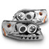 Raxiom 97-03 Ford F-150 LED Halo Projector Headlights- Chrome Housing (Clear Lens) - T542860 Photo - Primary