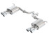 Borla Axle-Back Exhaust System - S-Type - Polished Tips (2017 - 2019 Fusion Sport) 11942