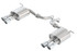 Borla Axle-Back Exhaust System - S-Type - Polished Tips (2017 - 2019 Fusion Sport) 11942