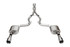 Corsa 3.0" Cat-Back Exhaust - Xtreme - 4.5" Straight Cut Polished Tips (2024 - 2026 Mustang GT Coupe Non Active) 21251
