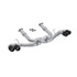 MBRP Armor Pro 3" Catback Exhaust Race Profile Quad Split Rear w/ Carbon Fiber Tips (2020 - 2026 C8 Corvette 6.2L) S70423CF