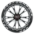 Weld 15x10 Belmont Beadlock Drag Wheel 5x114.3 ET 48 BS 7.38 Gloss Black (2005-2023 Mustang) S908B0067P48