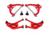 BMR A-Arm Kit Upper & Lower Red (1970-1981 Camaro / Firebird) AAK321R